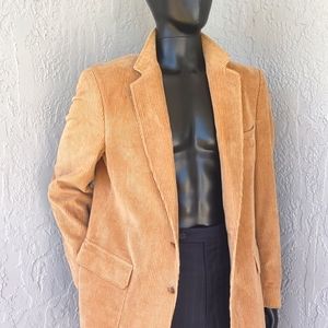 SSSSS Brand Men's Hand Tailored Pure Cotton Thick Railed Corduroy Luxury Blazer.